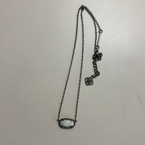 White Kendra Scott Elisa Necklace